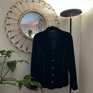 Adorable Vintage Velvet Button-down/Jacket